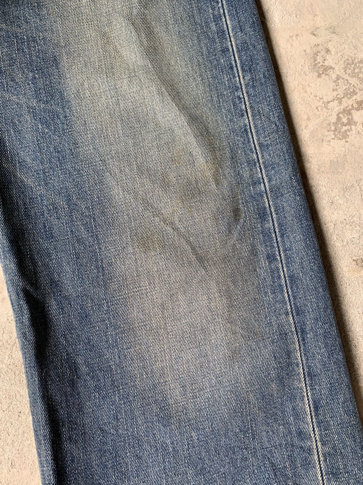 Edwin × Vintage Edwin 505 Redline Selvedge Distressed Denim Size US 31 - 13 Thumbnail