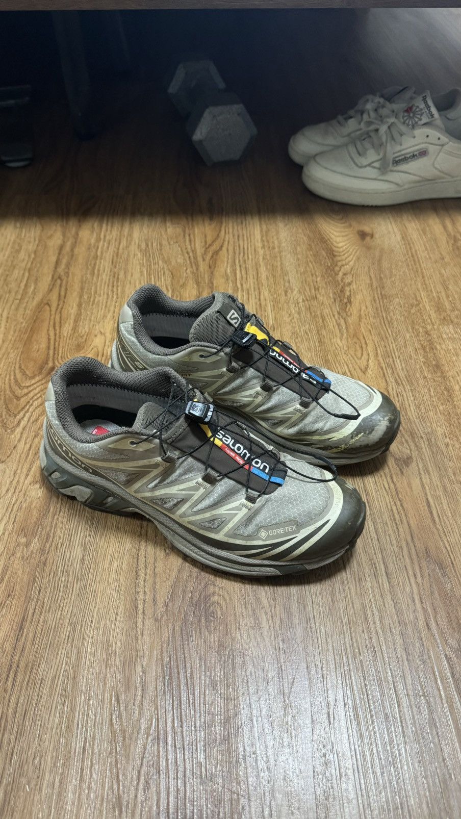 Goretex × Salomon Salomon XT-6 Gore-Tex Vintage Khaki Size US 7 / EU 40 - 2 Thumbnail