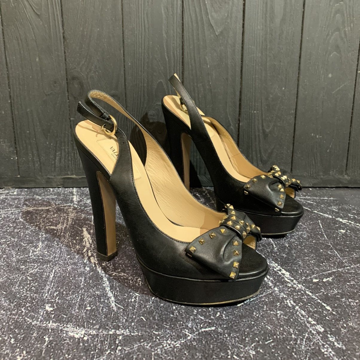 Valentino Valentino Garavani Women’s Leather Heels Size 36 Size US 6 / IT 36 - 2 Thumbnail