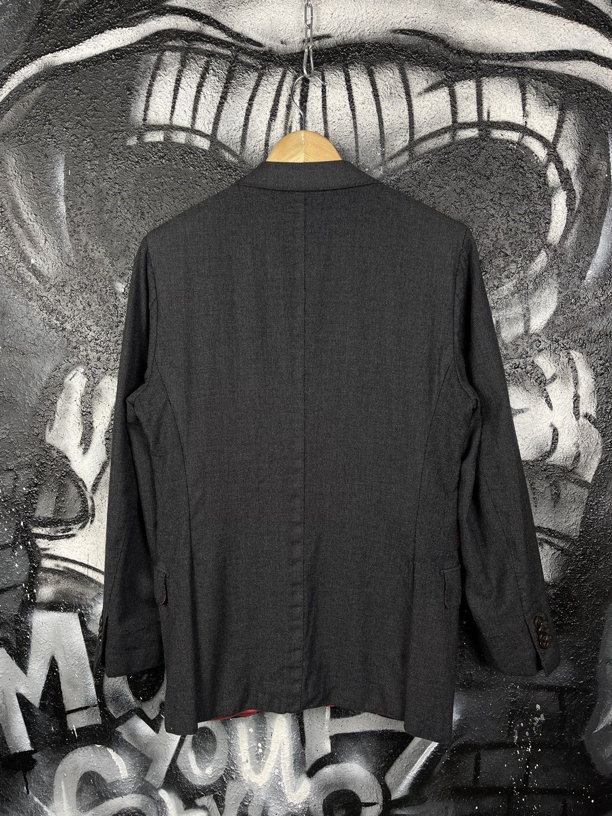 Suitsupply Suitsupply Sienna Dark Grey Wool Blazer Jacket Size 48 Size 48R - 7 Thumbnail