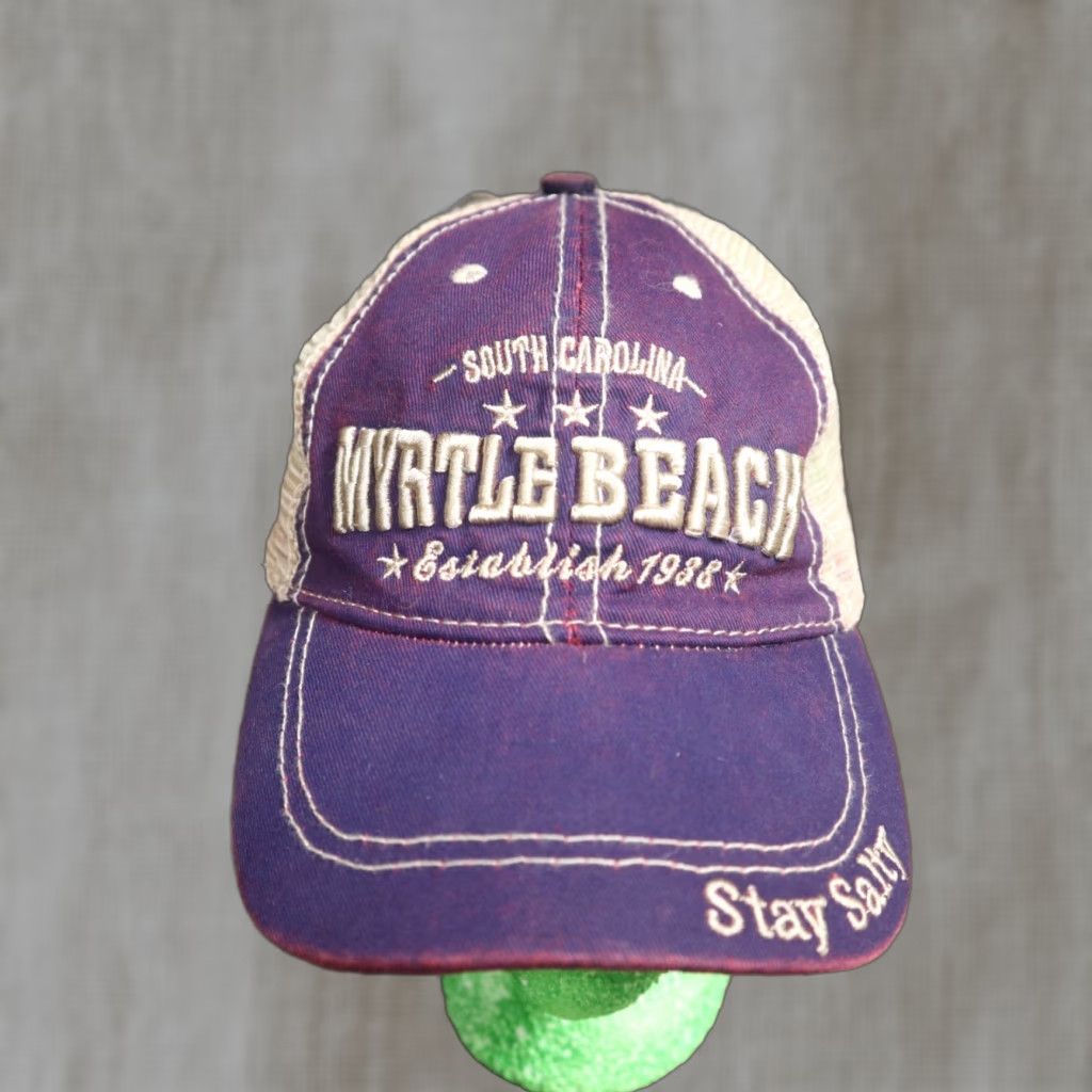 Vintage Purple Hat Cap Unbranded Adults Adjustable Size ONE SIZE - 1 Thumbnail
