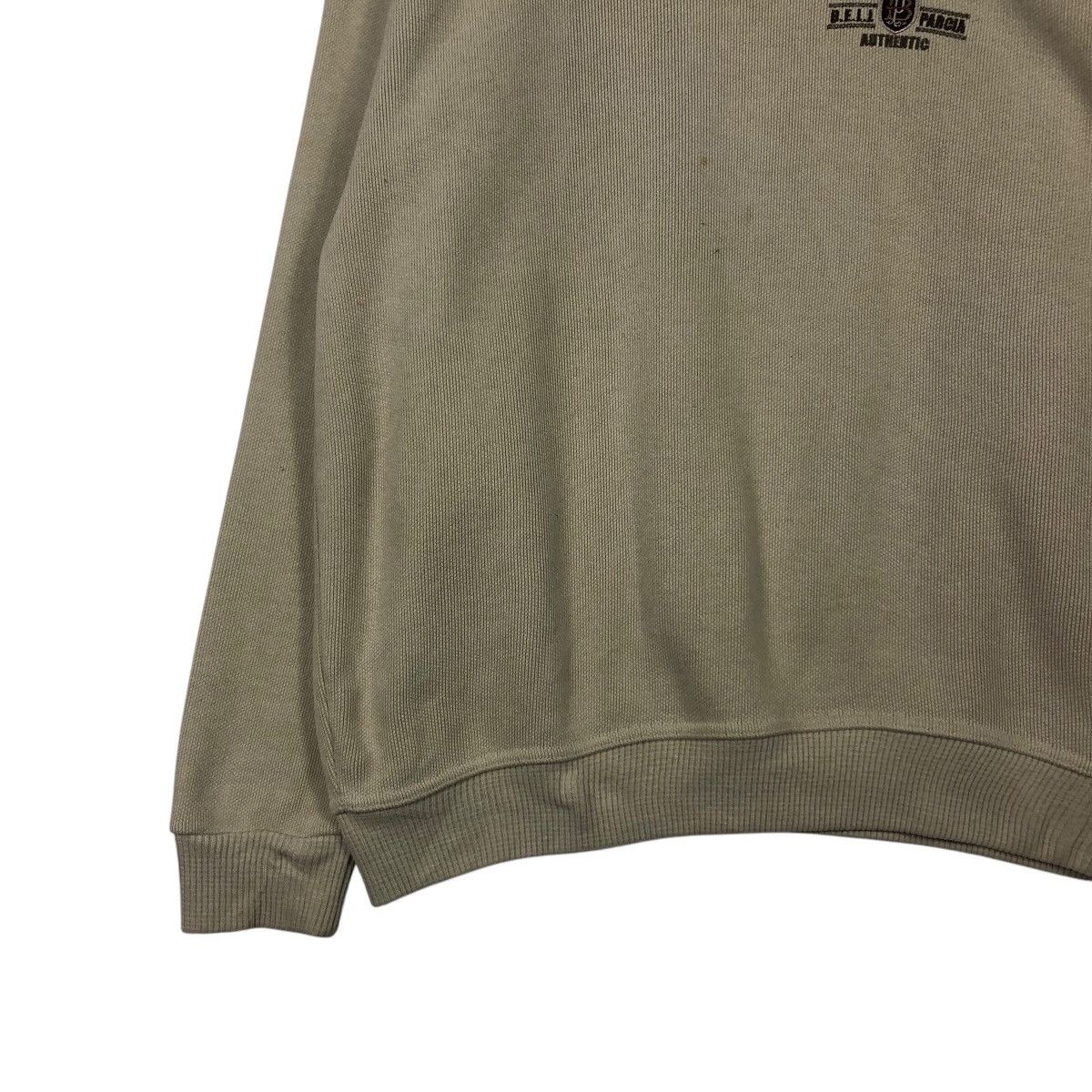 Japanese Brand Bell Parcia Collegiate Crest Crewneck Faded Olive Brown Size US L / EU 52-54 / 3 - 5 Thumbnail