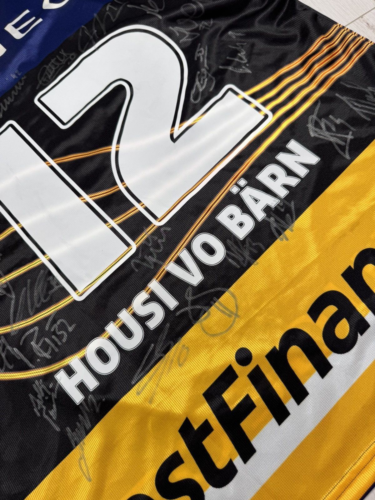 Other Signed SC Bern Inter Hockey #12 Housi Vo BARN Swiss Jersey Size US L / EU 52-54 / 3 - 7 Thumbnail