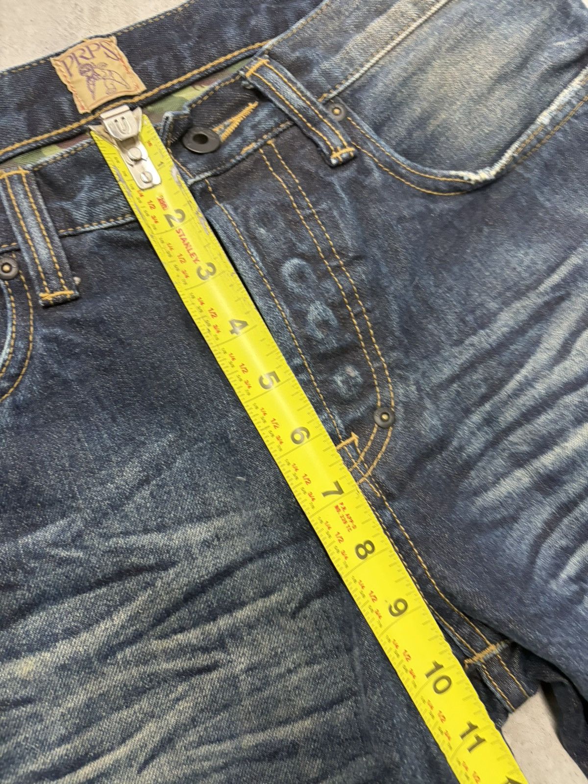 Prps Prps Japanese Dirt Washed Denim Jeans Size US 32 / EU 48 - 9 Thumbnail