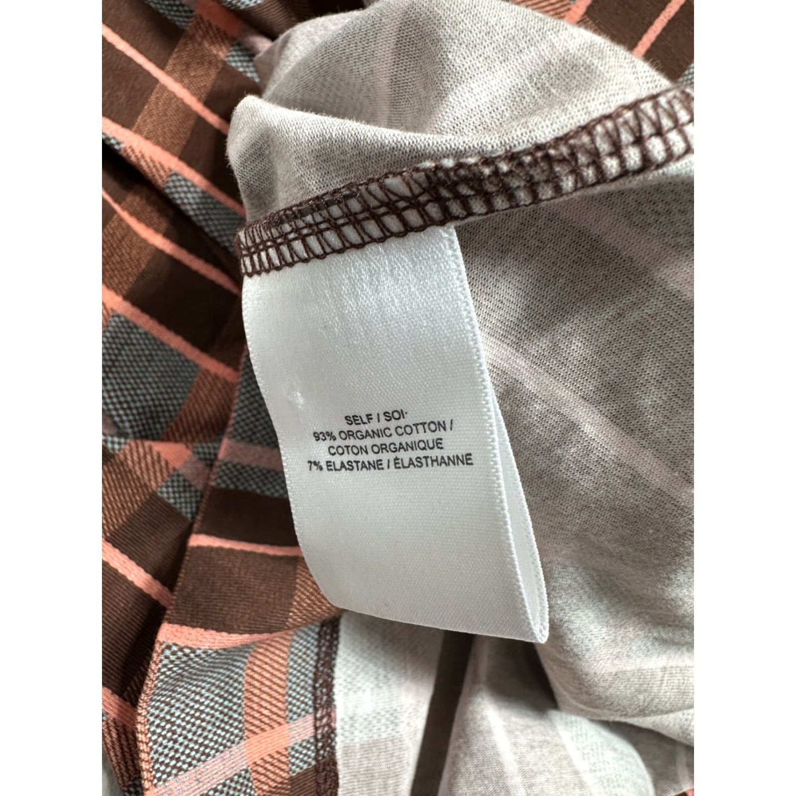 Tanya Taylor Tanya Taylor Designs Nancy Dress Gray Burgundy Plaid 1X NWT Organic Cotton Midi Dress Women Plus Jacket? Size XL / US 12-14 / IT 48-50 - 5 Thumbnail
