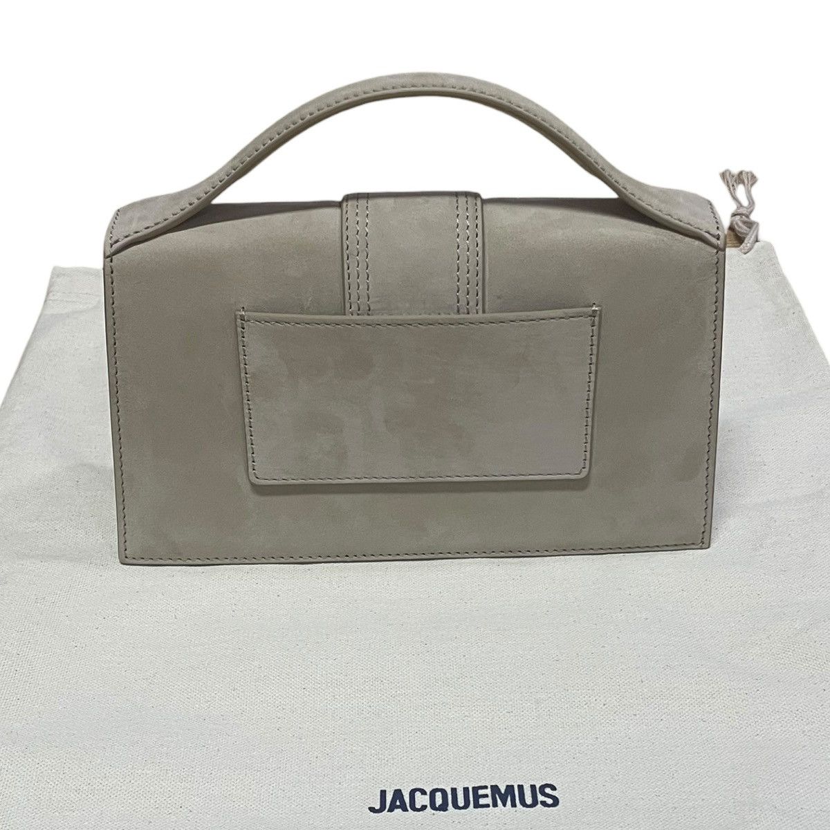 Jacquemus Jacquemus Le Grand Bambino Dove Suede Size ONE SIZE - 4 Thumbnail