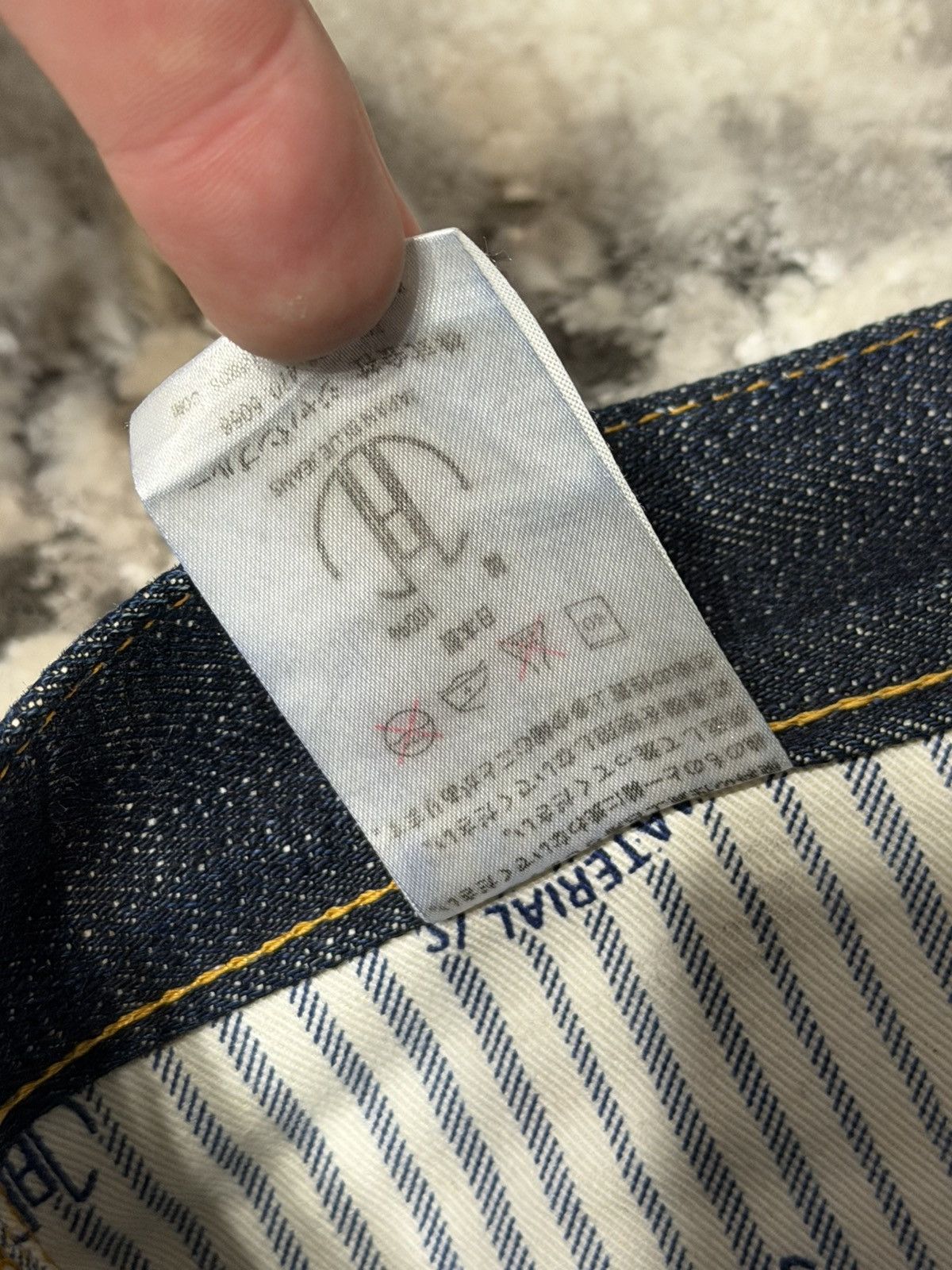 Japan Blue Crazy Japan Blue Selvedge Indigo Jeans Hedi Yohji Raf Miyake Size US 31 - 20 Thumbnail