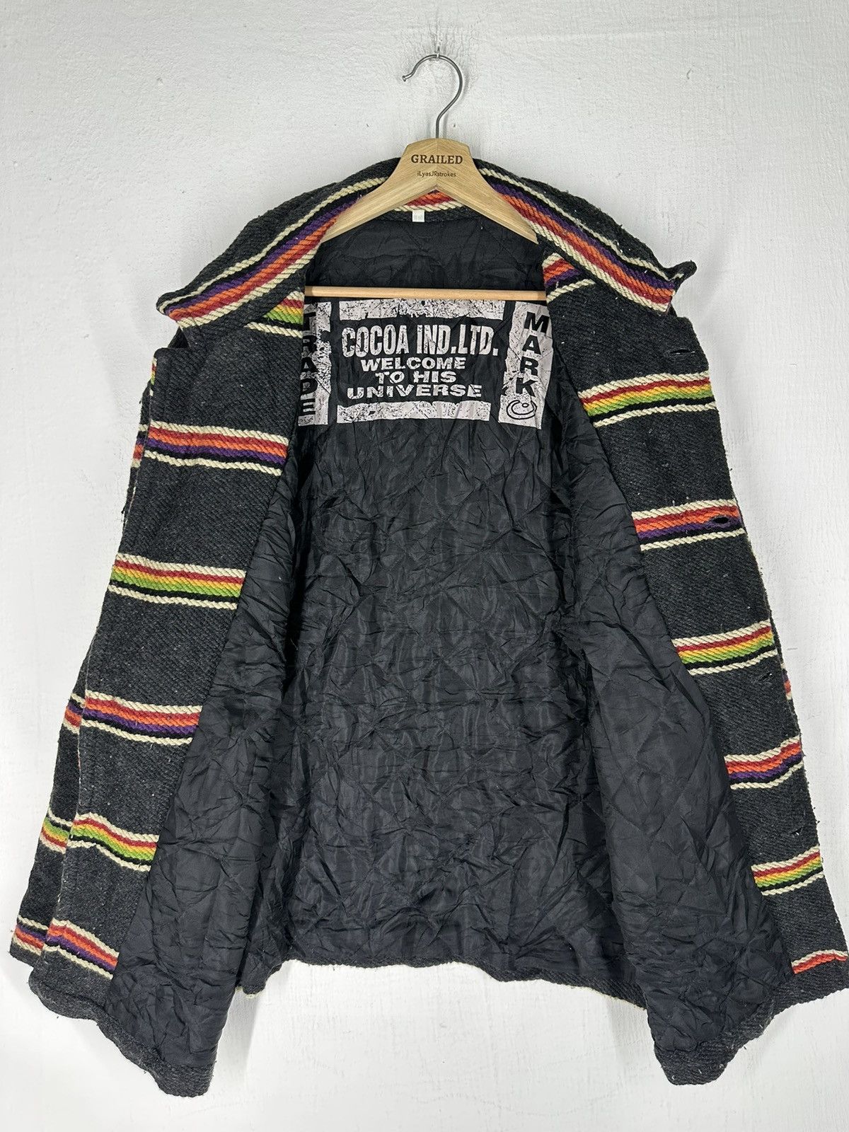 Vintage Vintage Trade Mark Cocoa Ind.LTD Wool Jacket Size US L / EU 52-54 / 3 - 6 Thumbnail