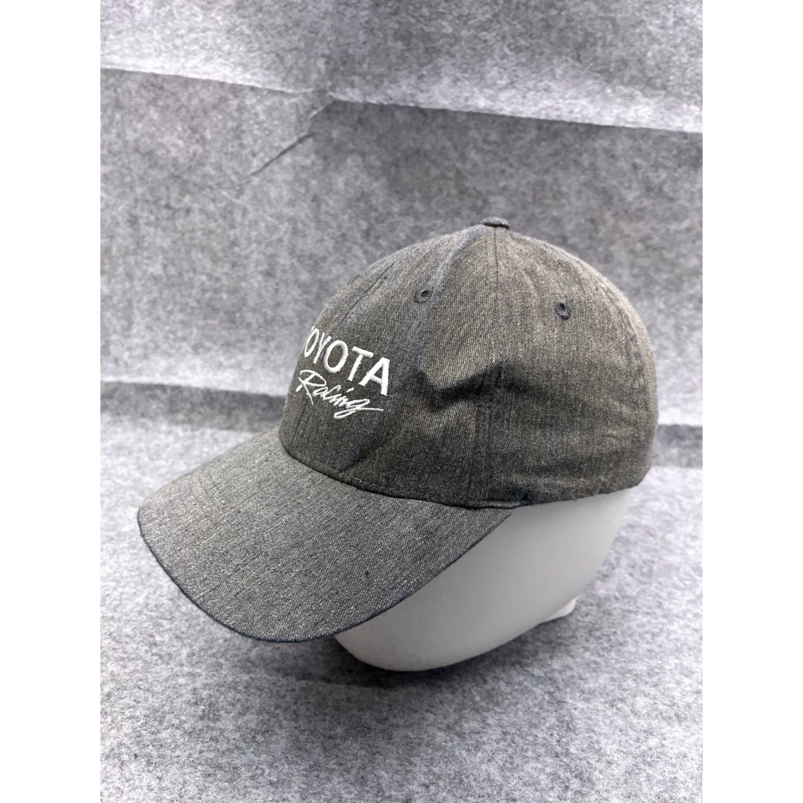 Vintage Toyota Racing Hat Cap - Baseball Cap - One Size - Gray Cotton Polyester Blend - Adjustable Strap Back - Unisex Adults - Vintage: No - Toyota Brand Size ONE SIZE - 4 Thumbnail