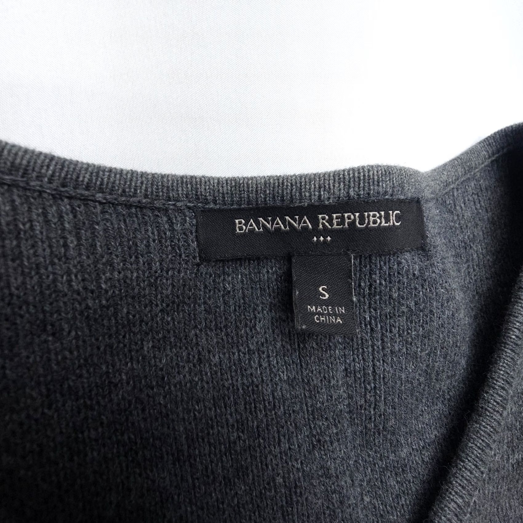 Banana Republic Banana Republic Cardigan Sweater Dress Womens Small Gray Longline Knit Full Zip Size S / US 4 / IT 40 - 3 Thumbnail