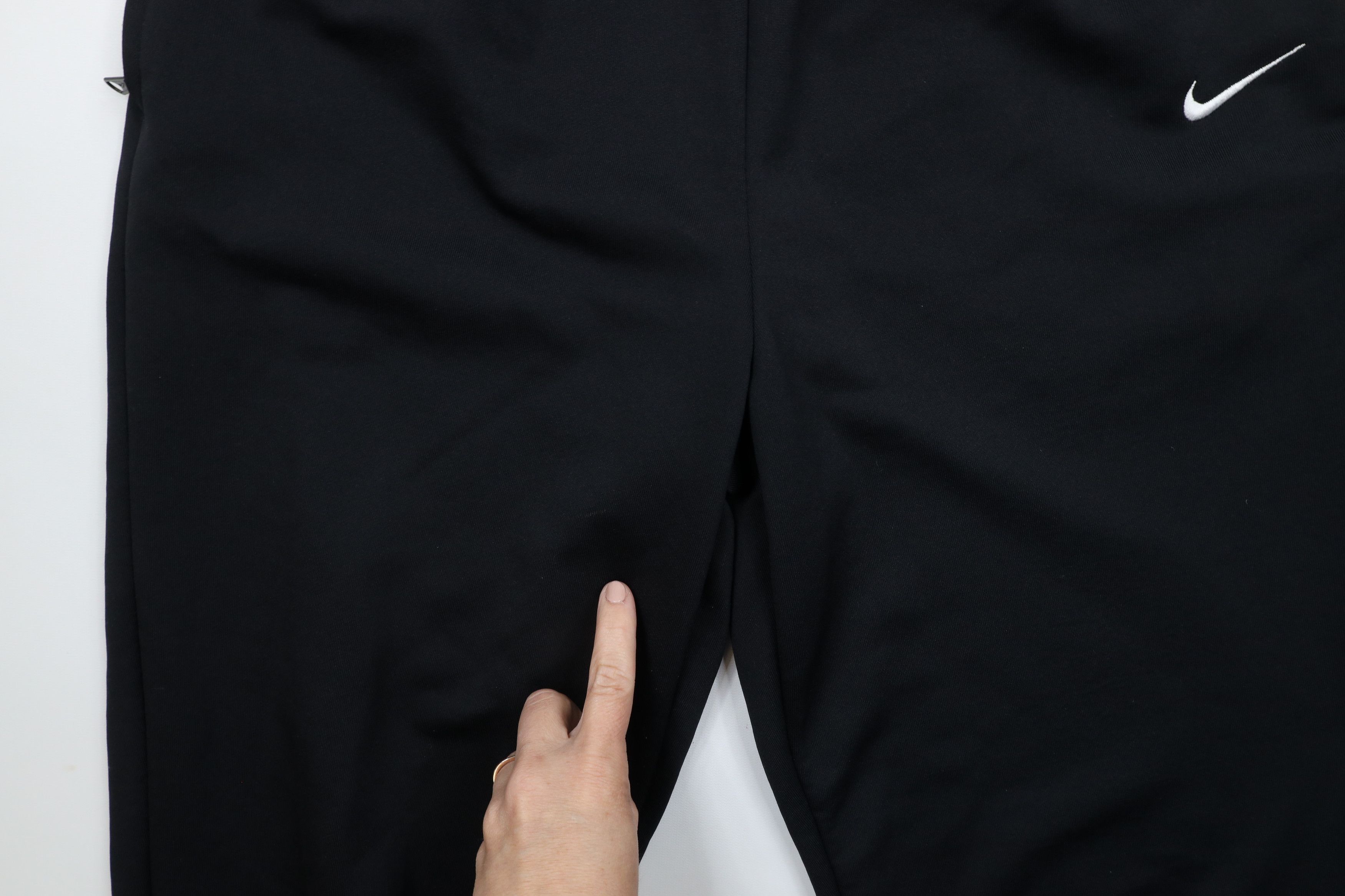 Nike × Vintage Vintage Nike Mini Swoosh Tapered Leg Soccer Warm Up Pants Size US 36 / EU 52 - 13 Thumbnail