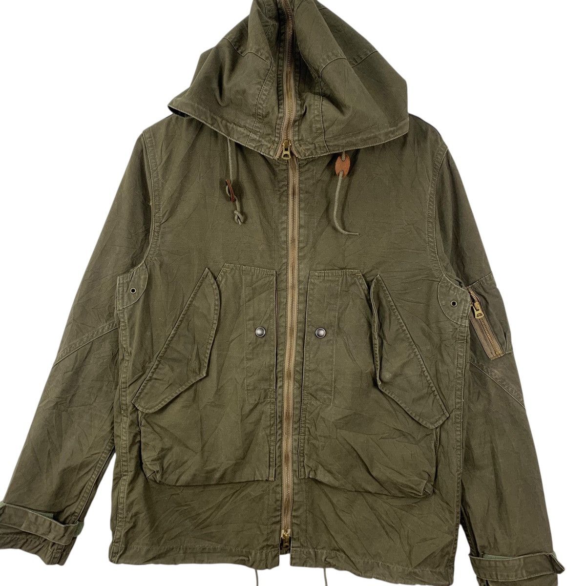 Johnbull Vintage JOHNBULL JAPAN Military Army Denim Jeans Jacket Size US L / EU 52-54 / 3 - 6 Thumbnail
