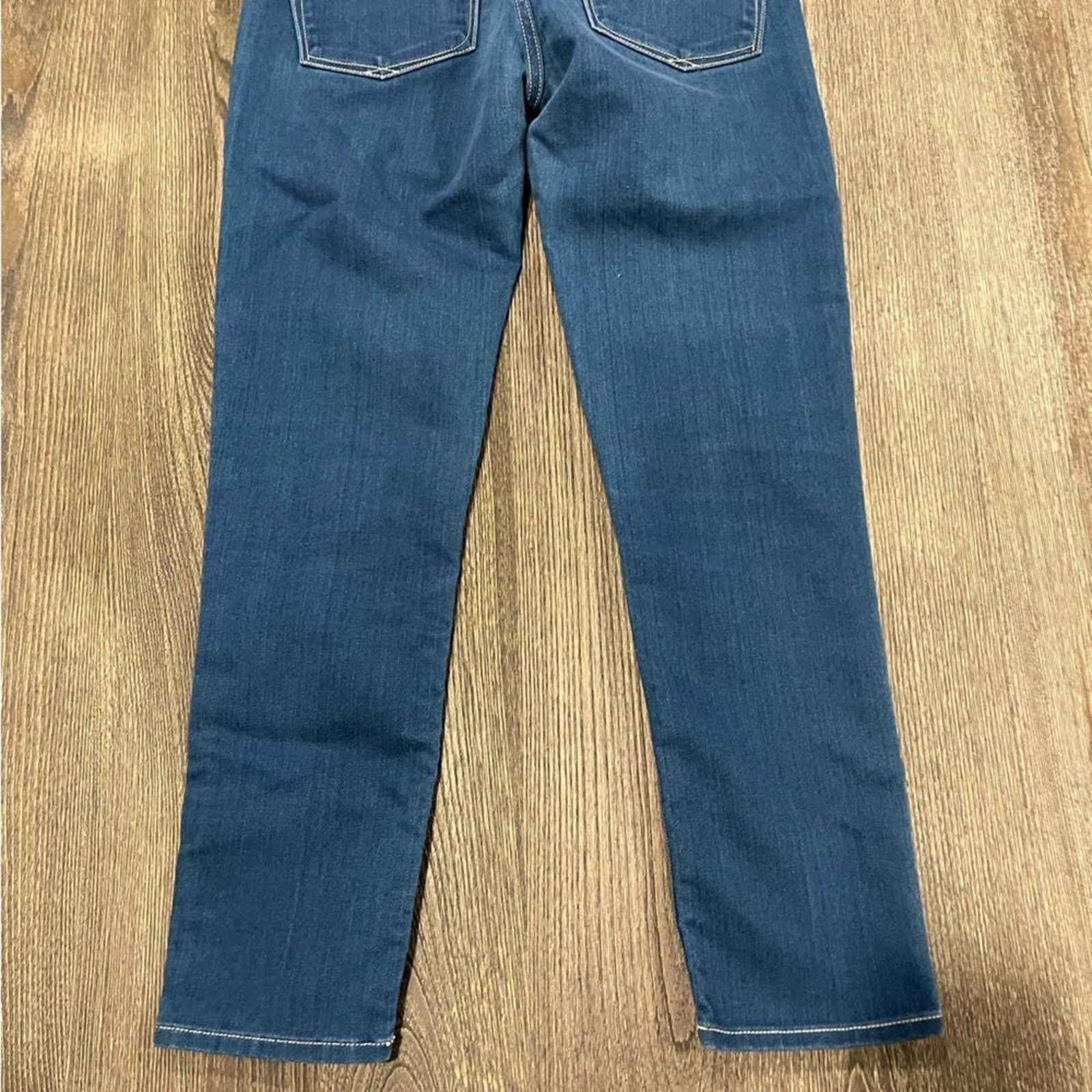 Gap Gap 1969 Mid-Rise Jeans Tapered Leg Slim Fit Stretch Denim Size 26" / US 2 / IT 38 - 11 Thumbnail