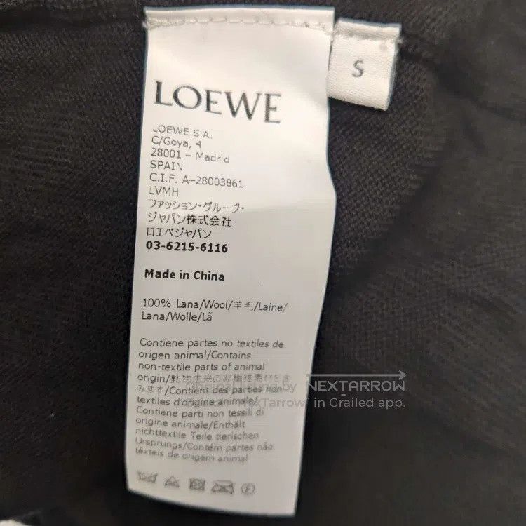 Loewe Loewe Black wool V-neck cardigan Size S / US 4 / IT 40 - 6 Thumbnail