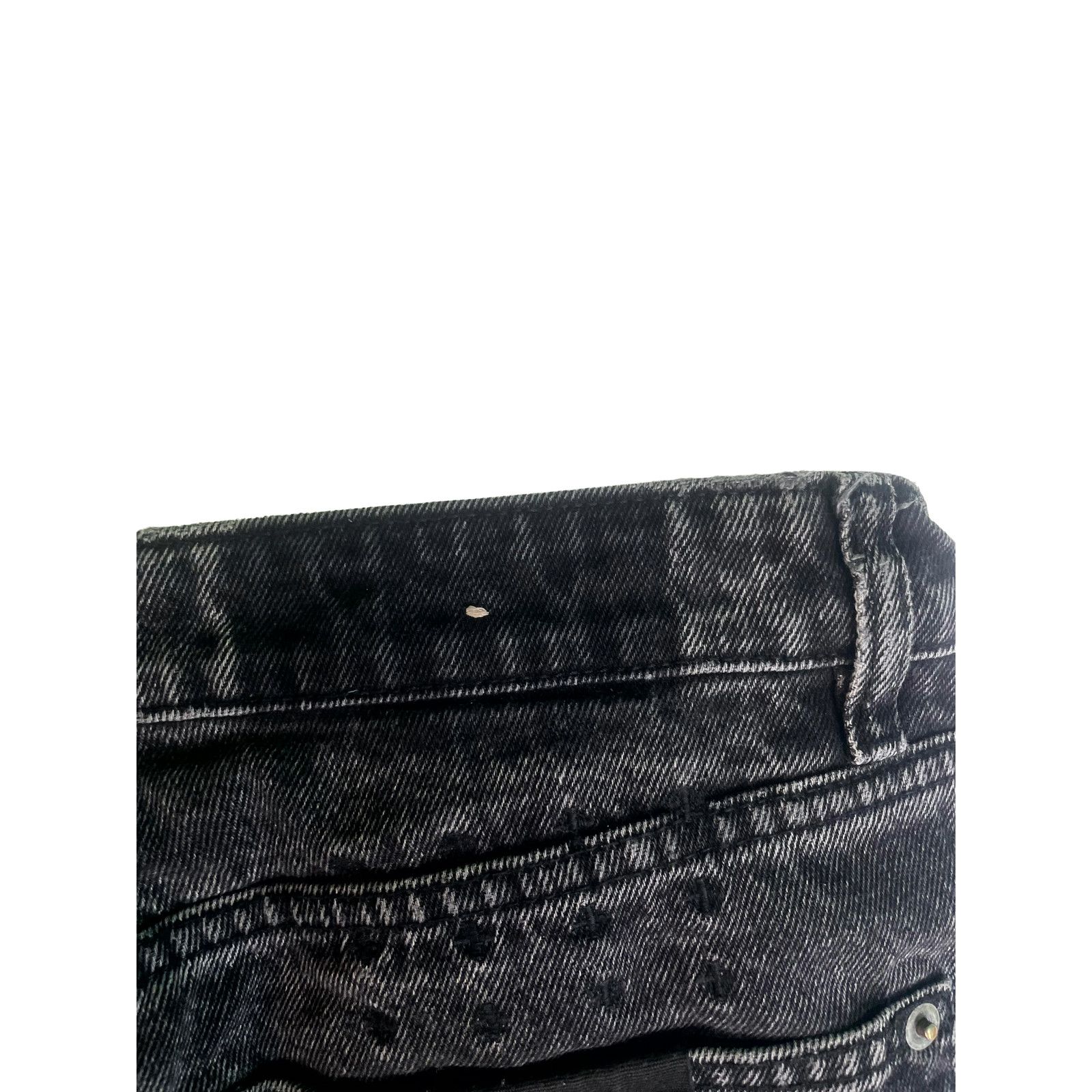 Ksubi Ksubi Knee Rip Black Jeans Size US 32 / EU 48 - 4 Thumbnail