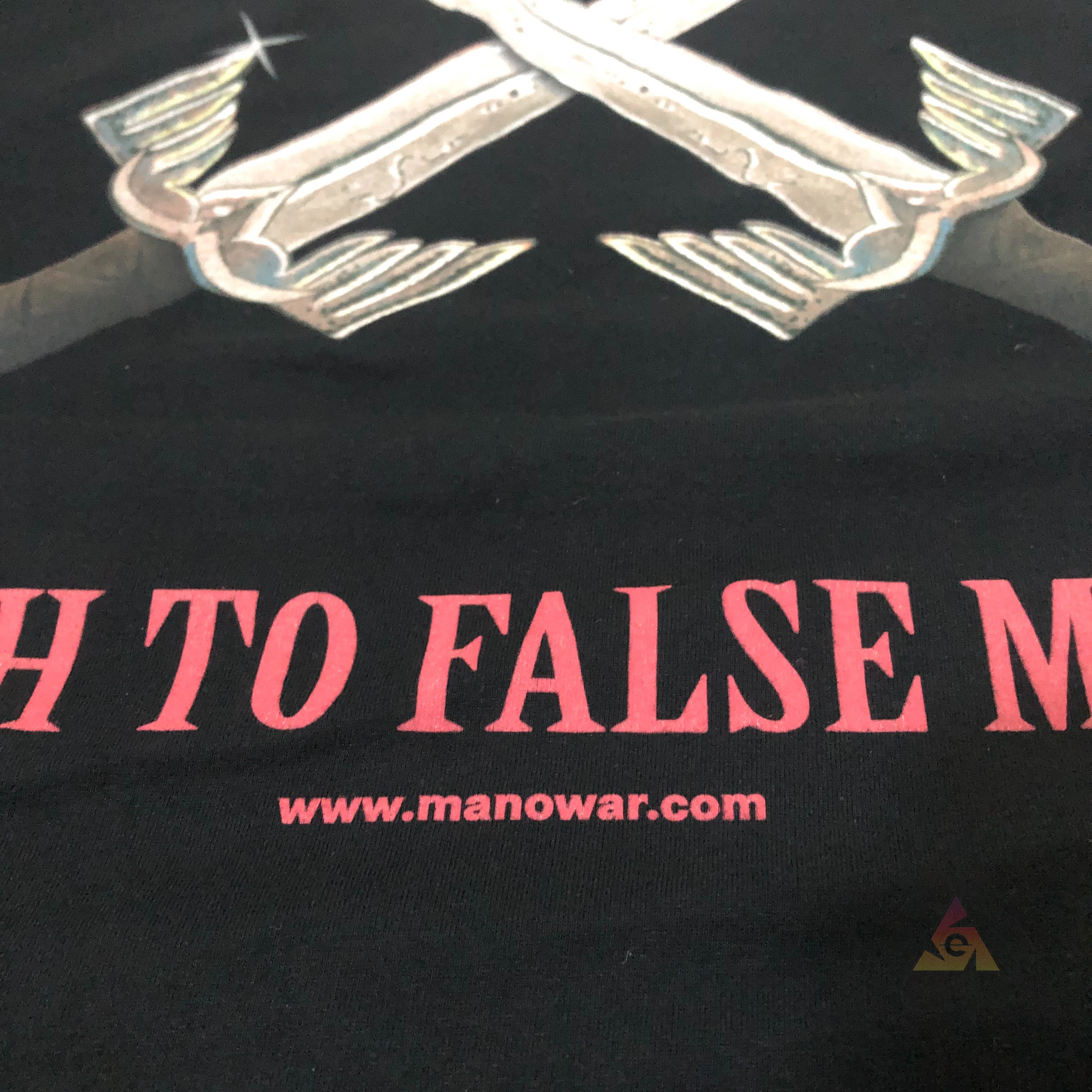 Band Tees Vintage Manowar Hail to England Death to False Heavy Metal Size US XL / EU 56 / 4 - 11 Thumbnail