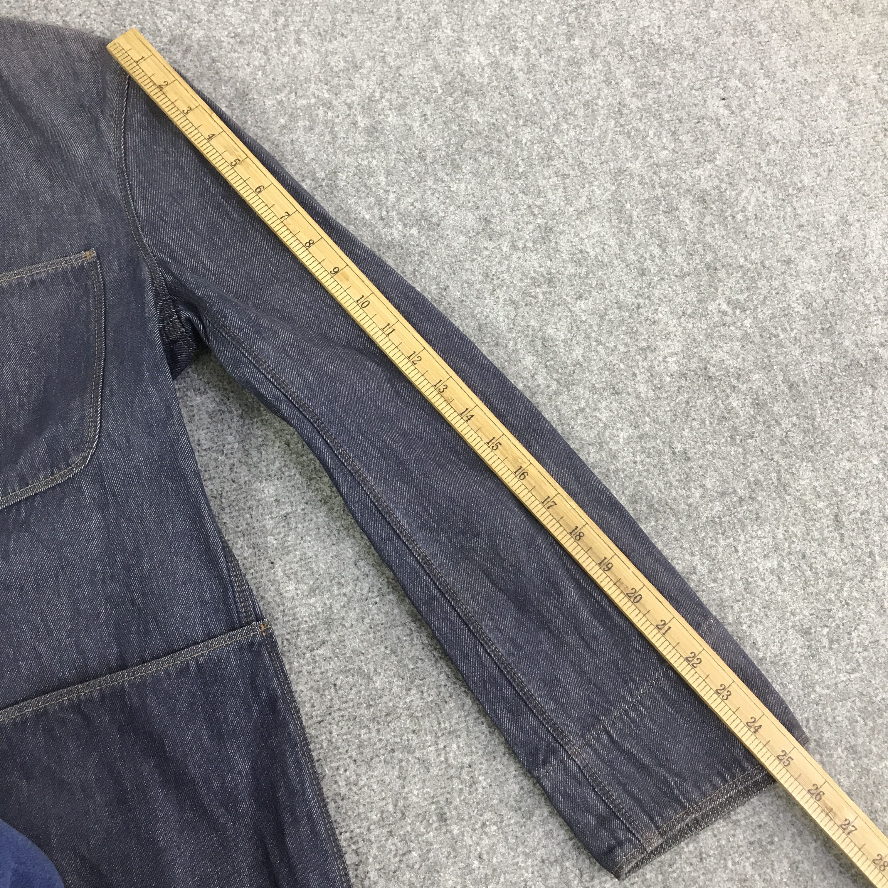 Japanese Brand RED EAR DENIM BLAZER COAT JACKET Size US L / EU 52-54 / 3 - 6 Thumbnail