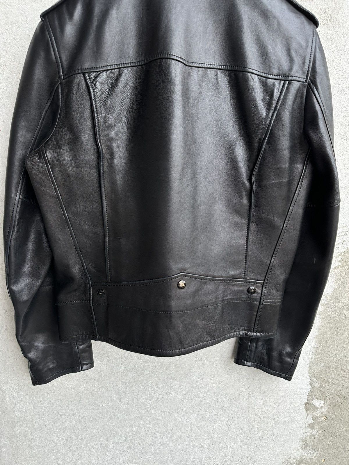 Hedi Slimane × Saint Laurent Paris [50] 2015 Black L01 lambskin leather jacket Size US M / EU 48-50 / 2 - 11 Thumbnail