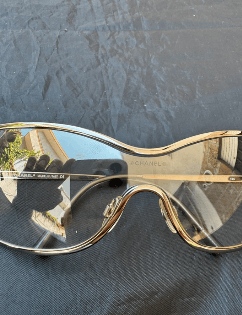 Chanel CHANEL Sunglasses 4064 Mask Rhinestone 4017 Size ONE SIZE - 1 Thumbnail