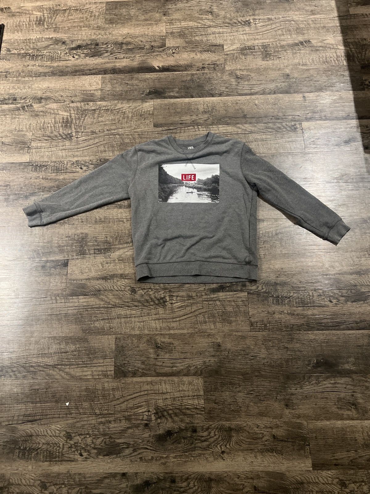 Zara Zara Crew Neck Size US L / EU 52-54 / 3 - 1 Thumbnail