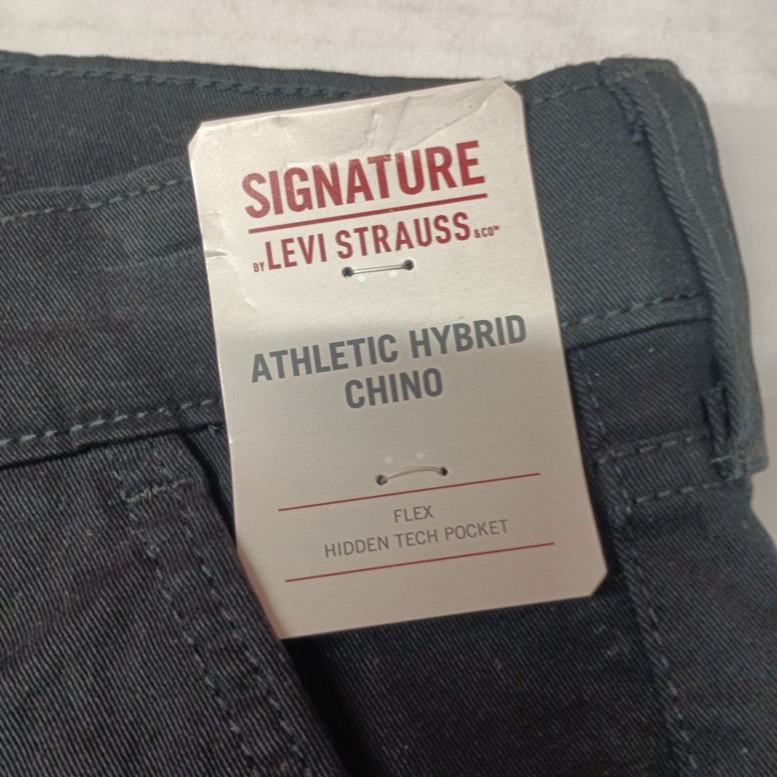 Levi's Signature By Levi Strauss Chino Pants Men's Size 32x30 Black Size US 32 / EU 48 - 5 Thumbnail