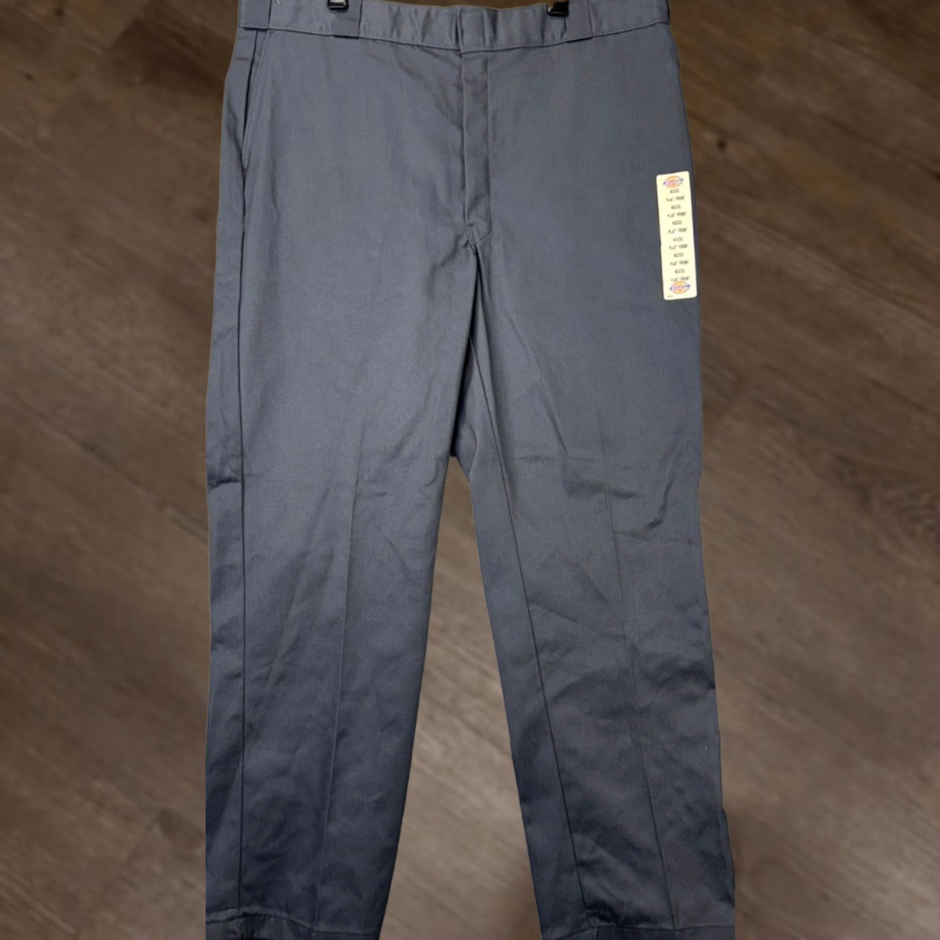 Dickies Dickies Pants Mens 42X32 874 Grey Khaki Chino Workwear Flat Front Straight NEW Size US 42 / EU 58 - 1 Thumbnail
