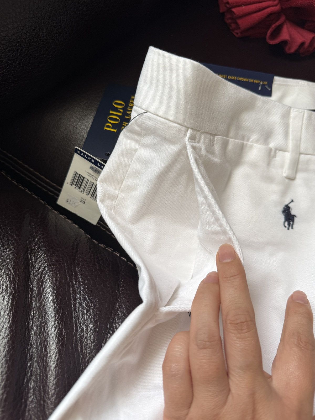 Polo Ralph Lauren NWT Polo Ralph Pony Classic Fit 9" White Blue Shorts 33W Size US 33 - 10 Thumbnail