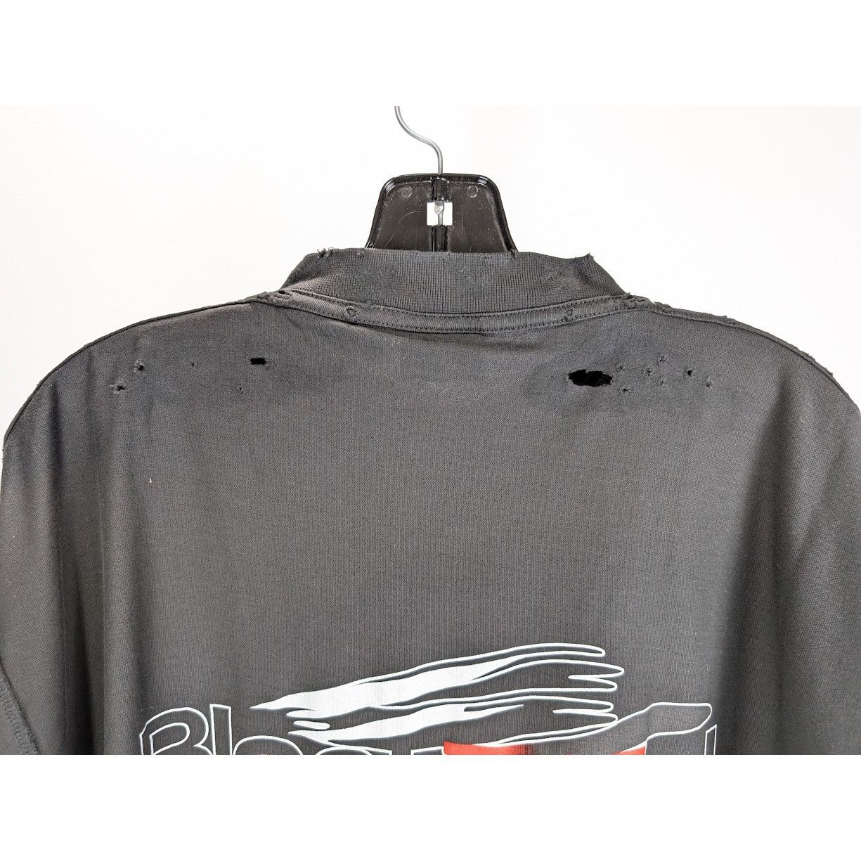 Balenciaga o1rshd1 Inside Out T-Shirt in Faded Black/White Size US M / EU 48-50 / 2 - 11 Thumbnail