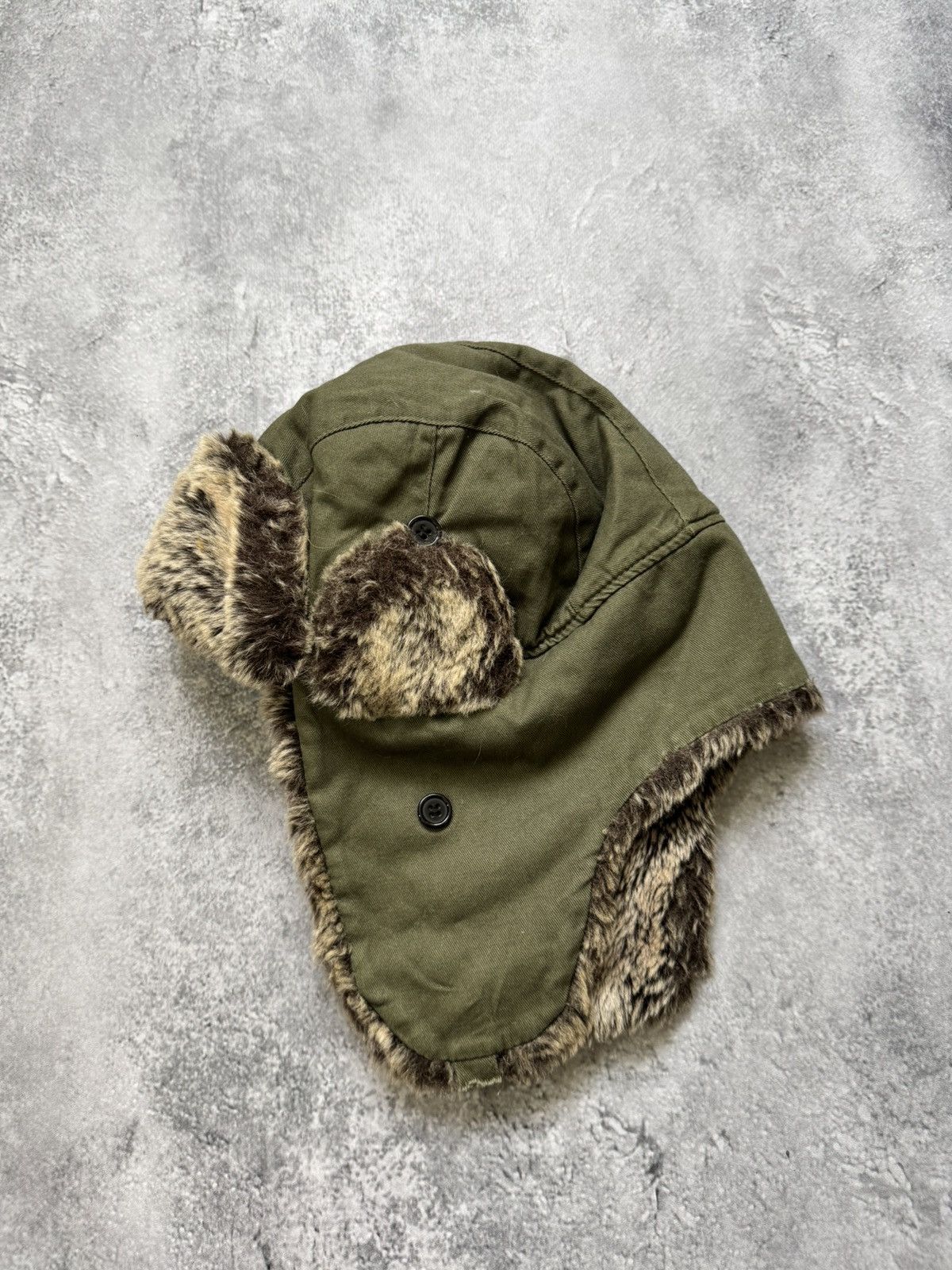 Tyler The Creator × Vintage Ushanka Hat Green Y2K Size ONE SIZE - 5 Thumbnail