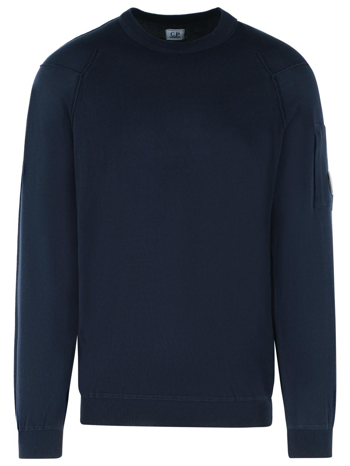 C.P. Company C.P. COMPANY Blue Cotton Sweater Size US L / EU 52-54 / 3 - 1 Thumbnail
