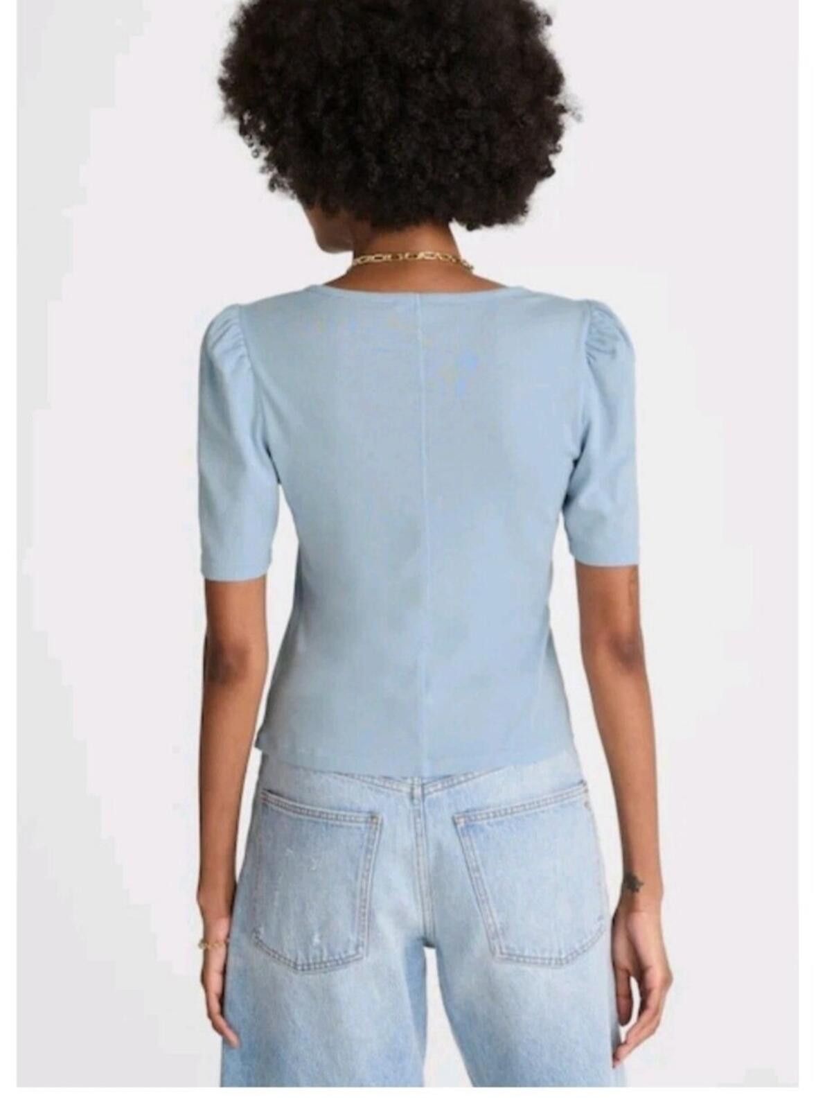 Madewell Madewell Puff-Sleeve Scoopneck Tee Size L / US 10 / IT 46 - 5 Thumbnail