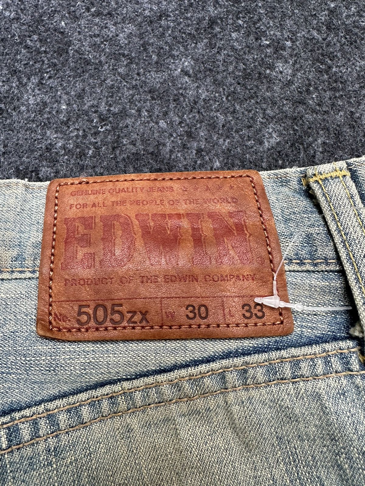 Edwin Vtg Edwin 505zx Selvedge Mudwash Denim 30x31 D8 Size US 30 / EU 46 - 14 Thumbnail
