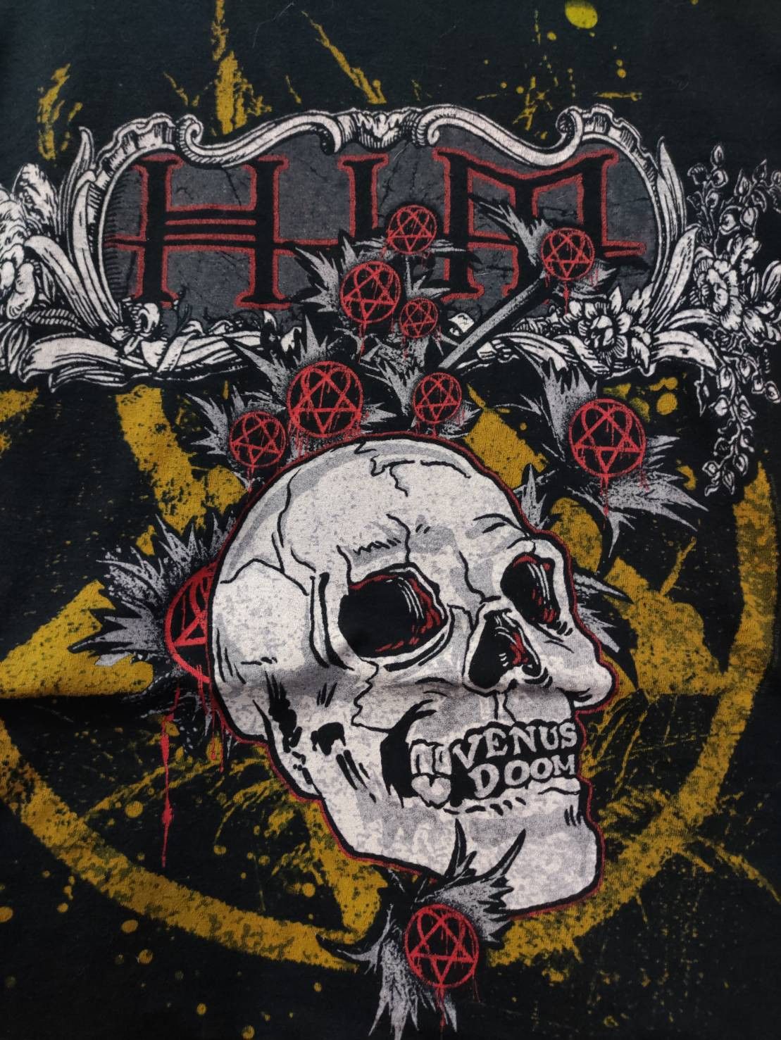 Band Tees Vtg 00's HIM Band " Venus Doom " Tour Promo T-Shirt Size US L / EU 52-54 / 3 - 3 Thumbnail