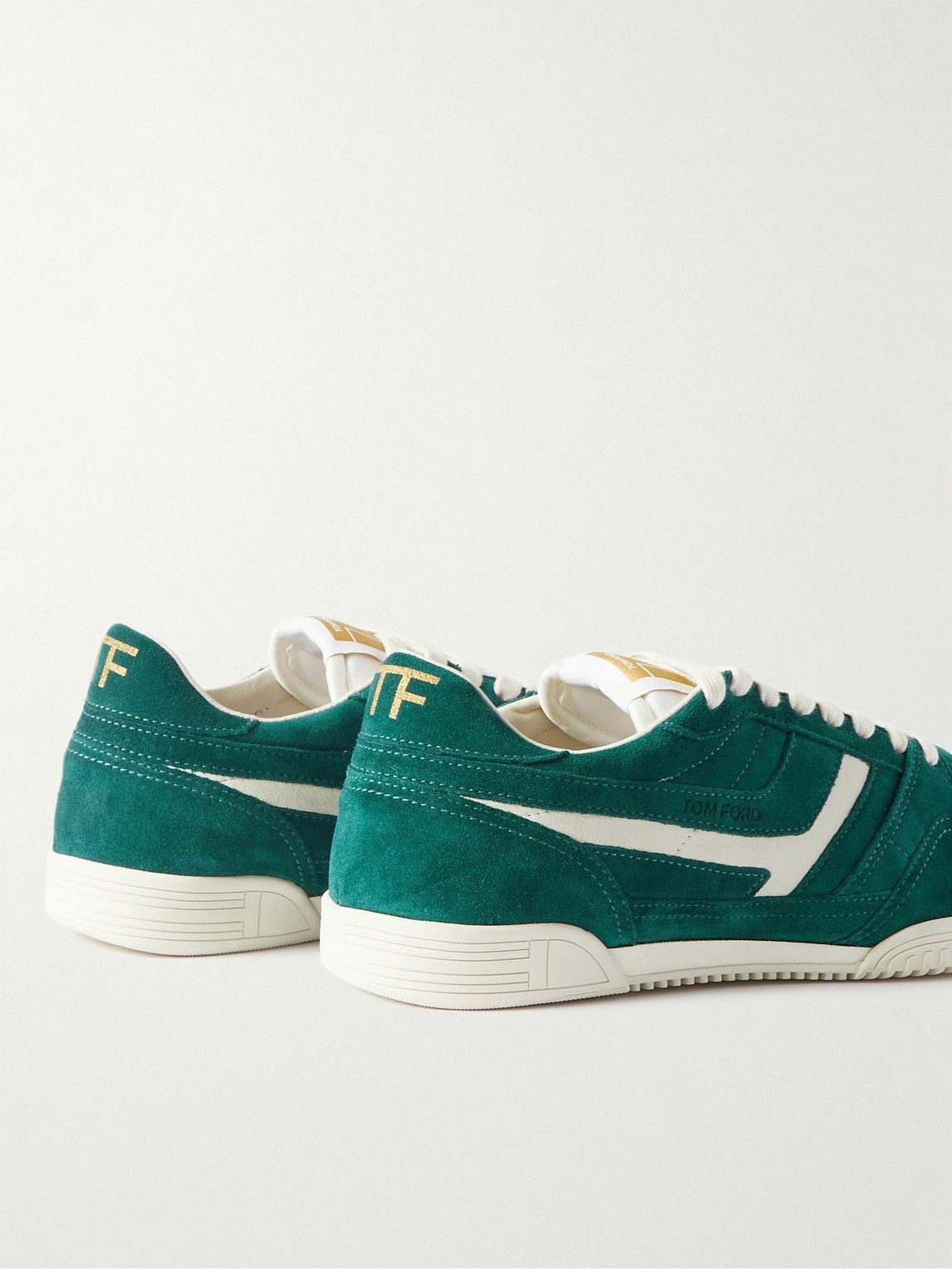 Tom Ford o1y0425 Low-Top Sneakers in Emerald Green/White Size US 8 / EU 41 - 3 Thumbnail