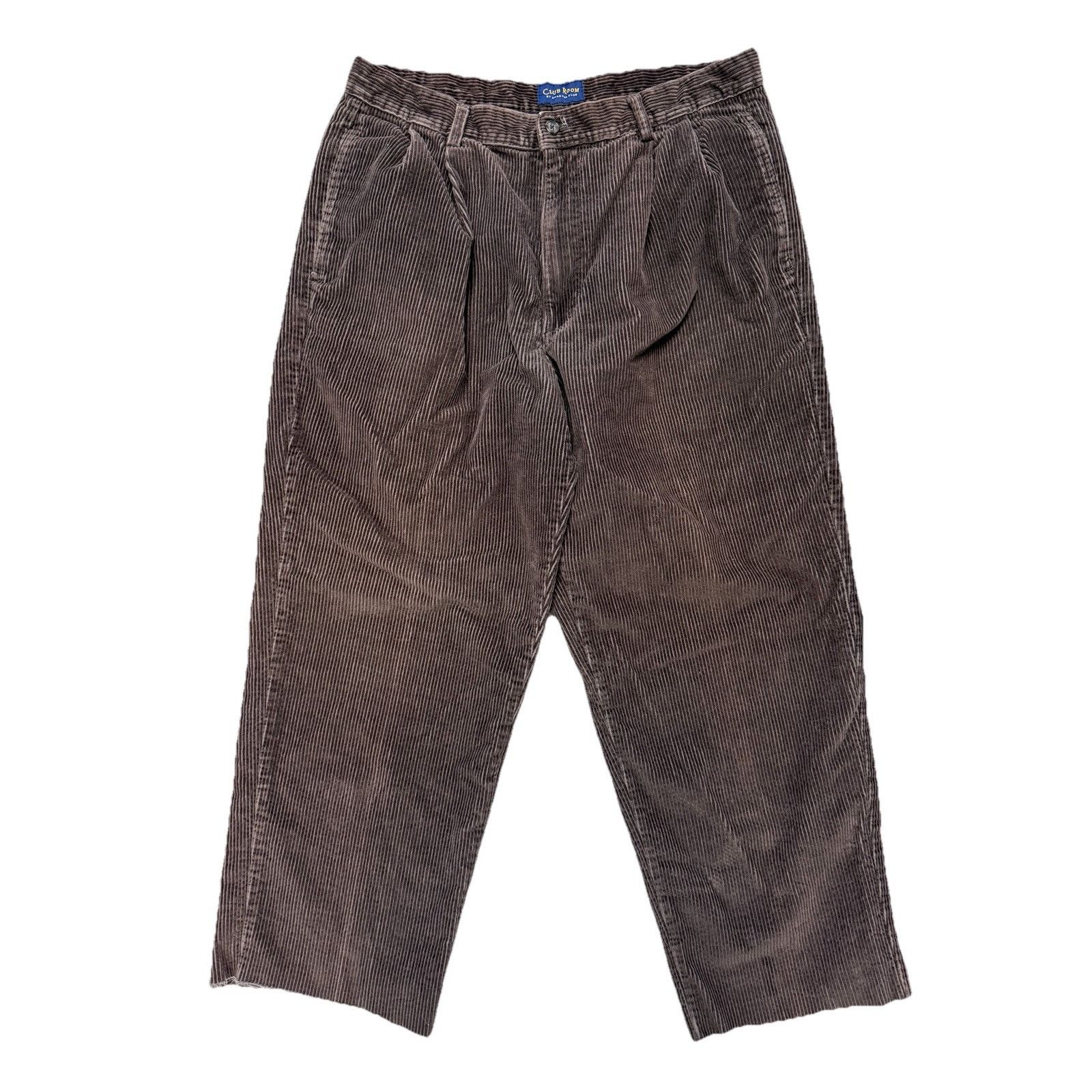 Club Room × Vintage Vintage Corduroy Pants Mens 36 Skate Y2K Streetwear Faded Cr Size US 36 / EU 52 - 1 Thumbnail