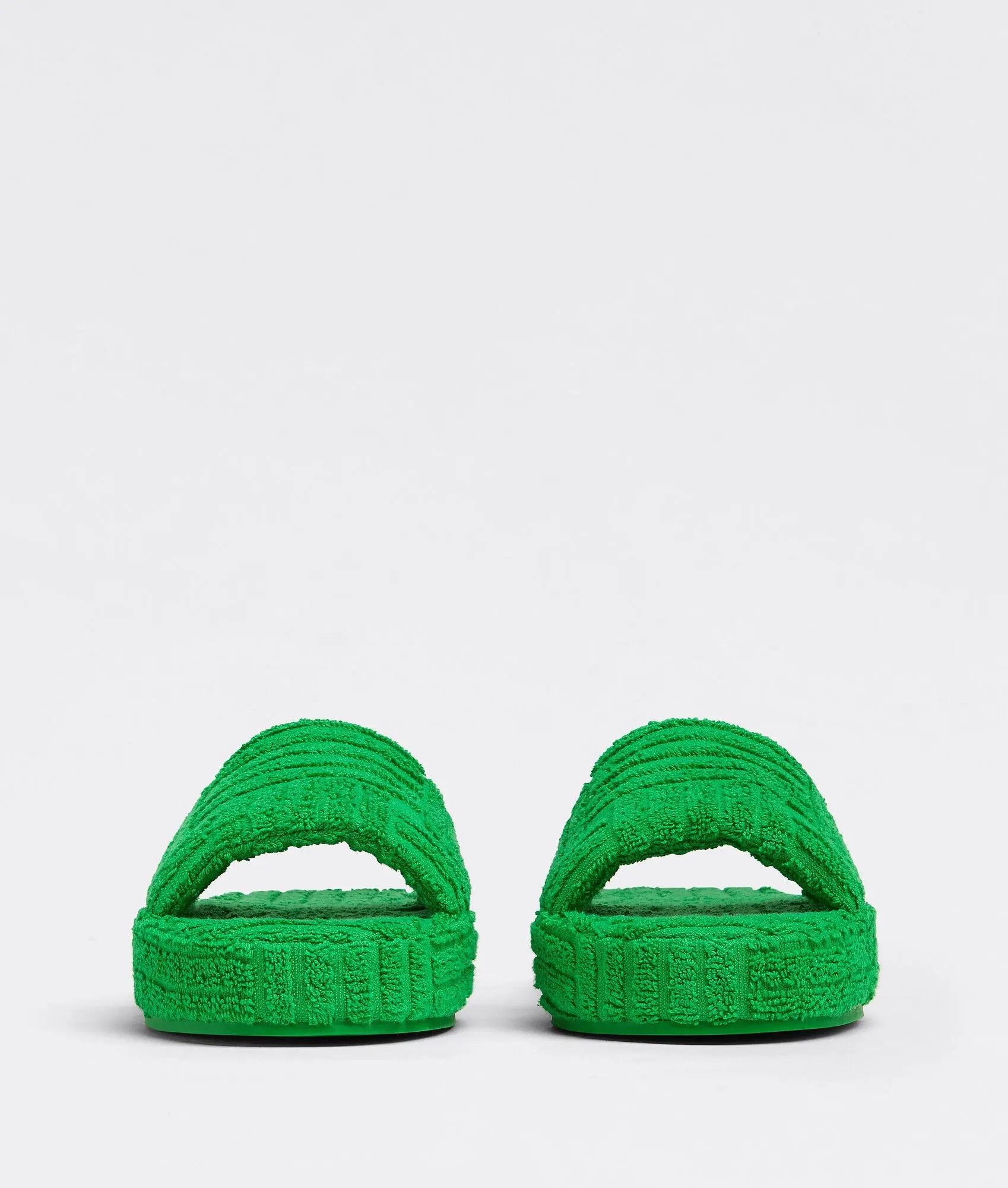 Bottega Veneta o1bcso1str1025 Resort Sponge Slides in Grass Size US 5.5 / EU 38 - 2 Thumbnail