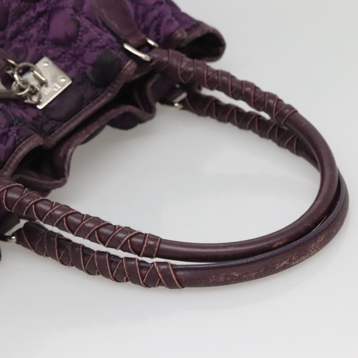 Dior DIOR Canage Tote Bag Nylon Purple Silver Size ONE SIZE - 7 Thumbnail
