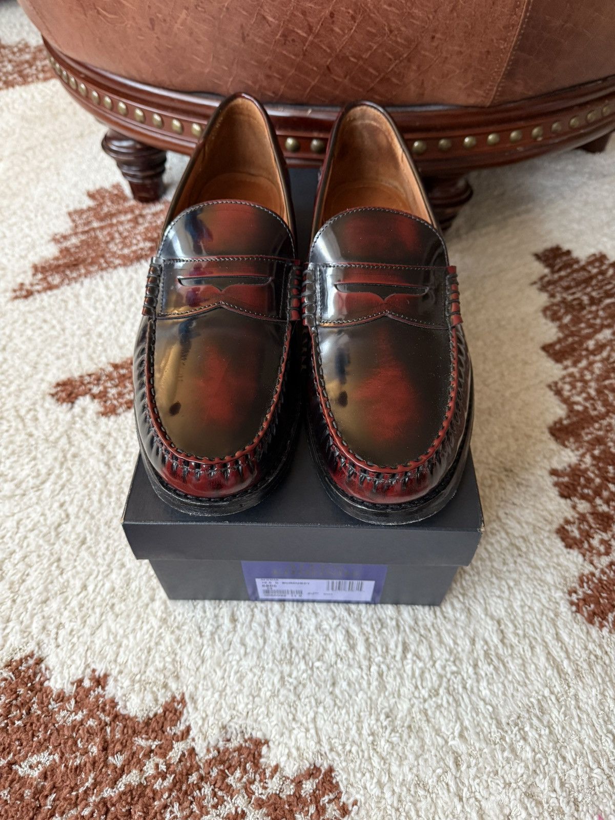Allen Edmonds Allen Edmonds Newman Penny Loafer Size US 10.5 / EU 43-44 - 1 Thumbnail