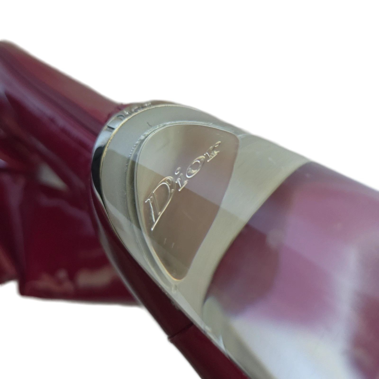 Christian Dior Monsieur Christian Dior Magenta Vinyl Thigh-High Heeled Boots EU 35.5 Size US 5.5 / IT 35.5 - 6 Thumbnail