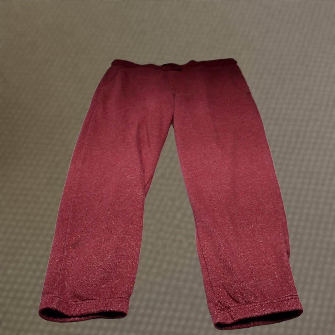 Patagonia Patagonia Mens Large Red Mahnya Fleece Jogger Sweatpants Drawstring 35x31 Size US 33 - 1 Thumbnail