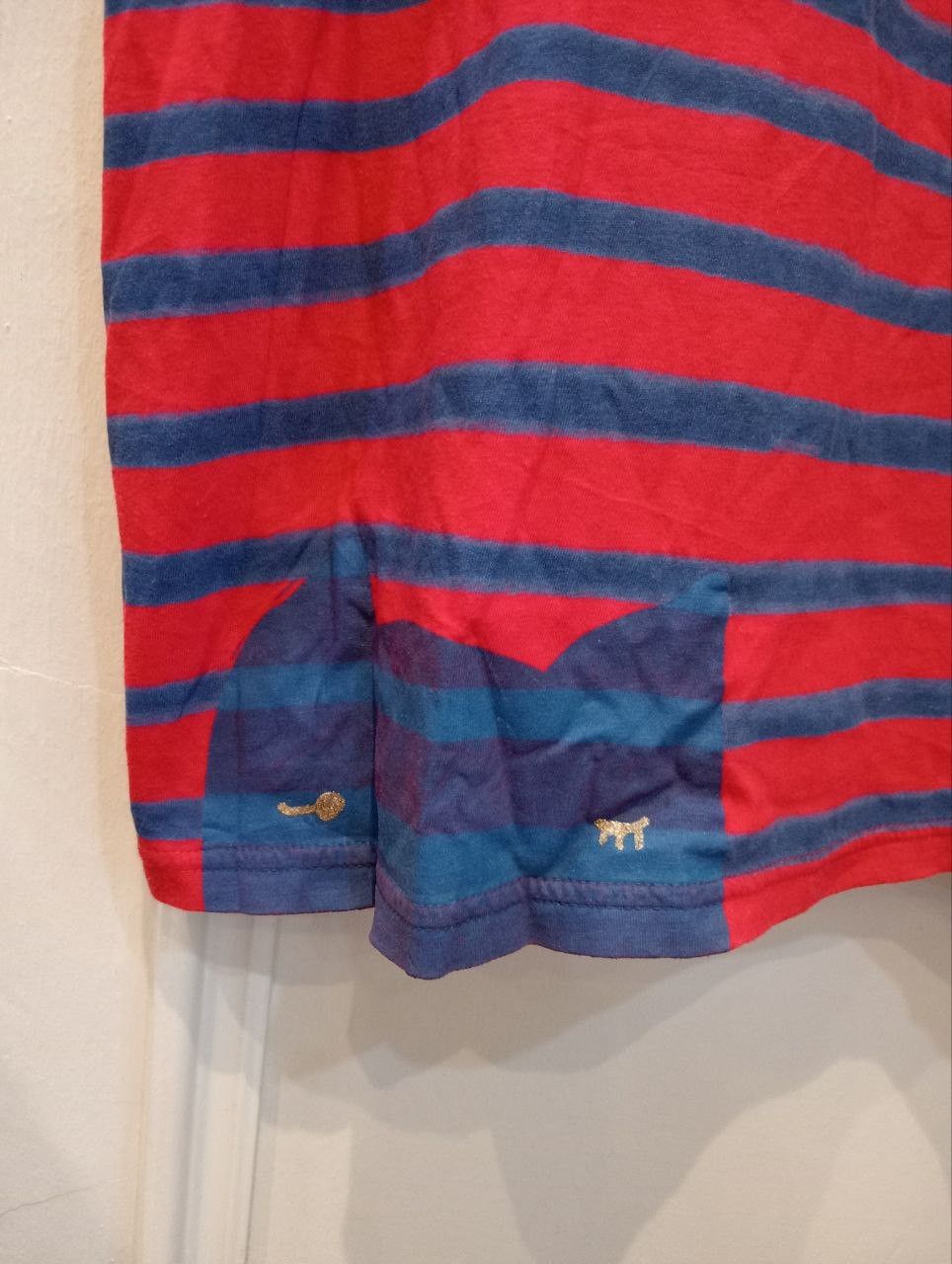 Tsumori Chisato CAT'S TSUMORI CHISATO ISSEY MIYAKE STRIPED BAGGY TEES Size M / US 6-8 / IT 42-44 - 3 Thumbnail
