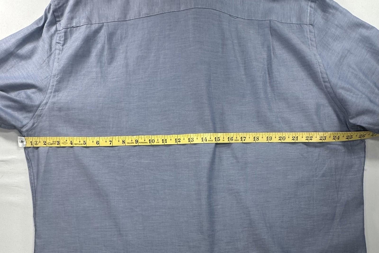 Nautica Nautica 100% Cotton Button Up Shirt Blue Men's XL 17.5-32/33 Size US XL / EU 56 / 4 - 5 Thumbnail