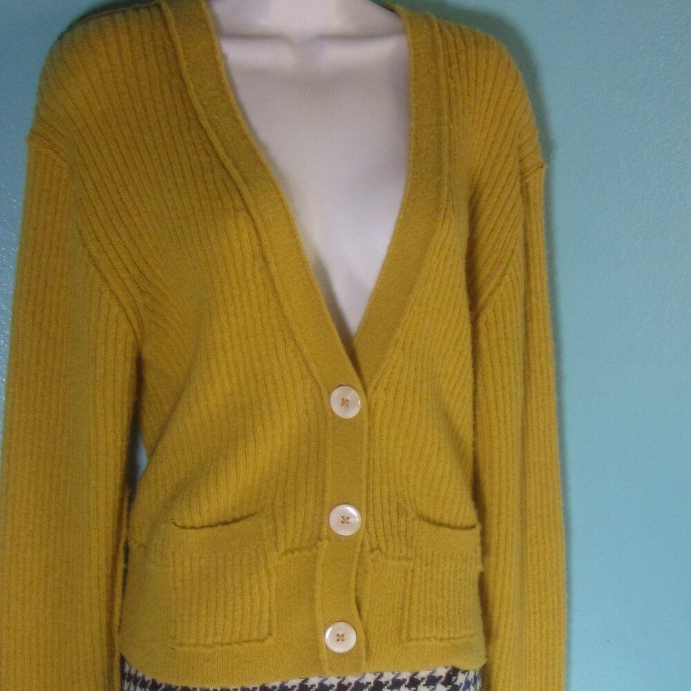 Free People Free People Womens Size L V-Neck Ribbed Button Up Mimosa Mus Size L / US 10 / IT 46 - 9 Thumbnail