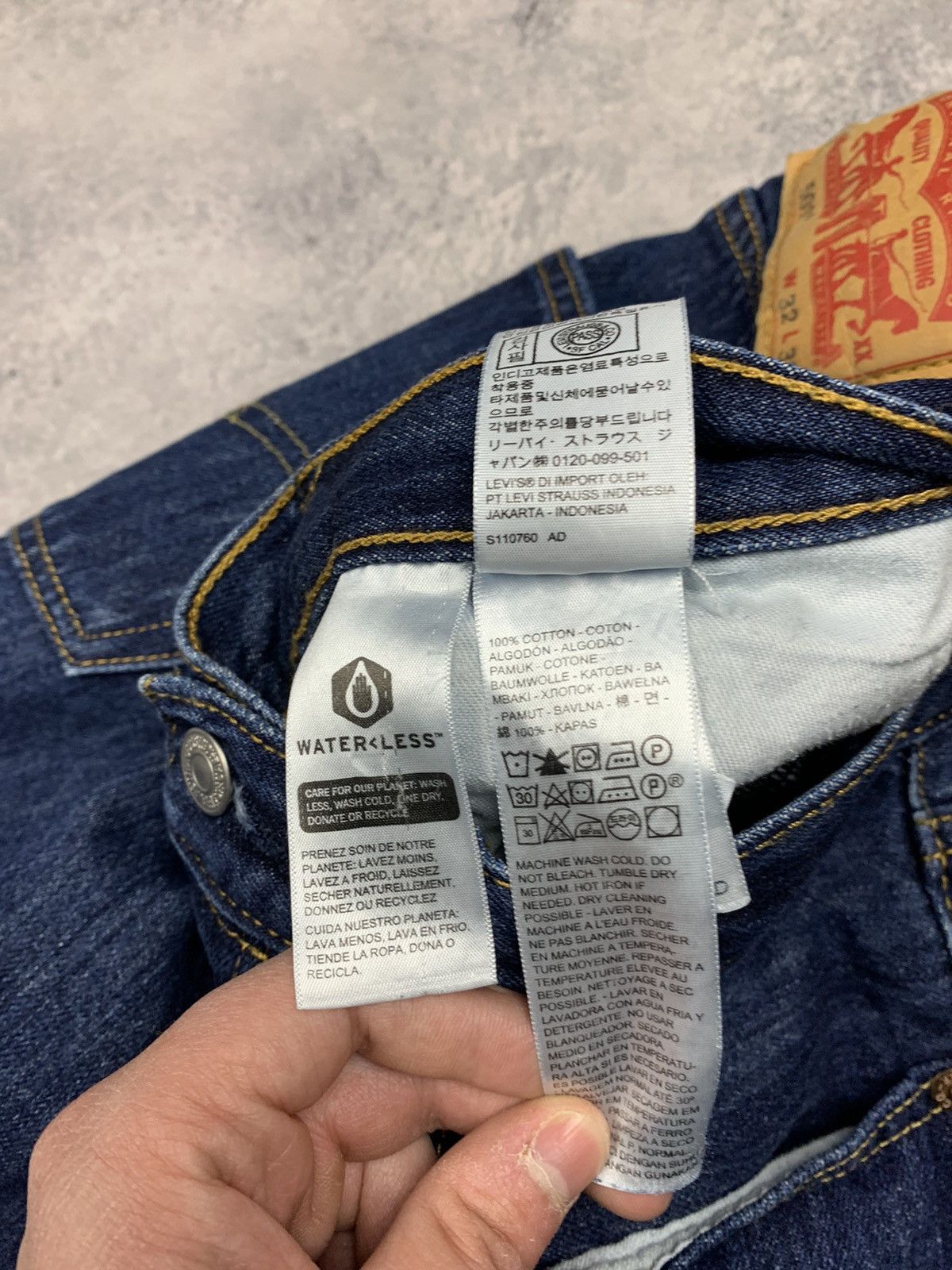 Levi's Men’s Levi’s 501 Straight Jeans Size W32L32 Blue Size US 32 / EU 48 - 11 Thumbnail