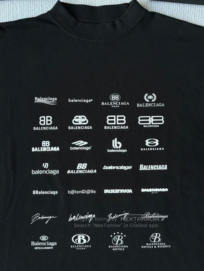 Balenciaga Balenciaga Full logo long sleeve Size US S / EU 44-46 / 1 - 3 Thumbnail