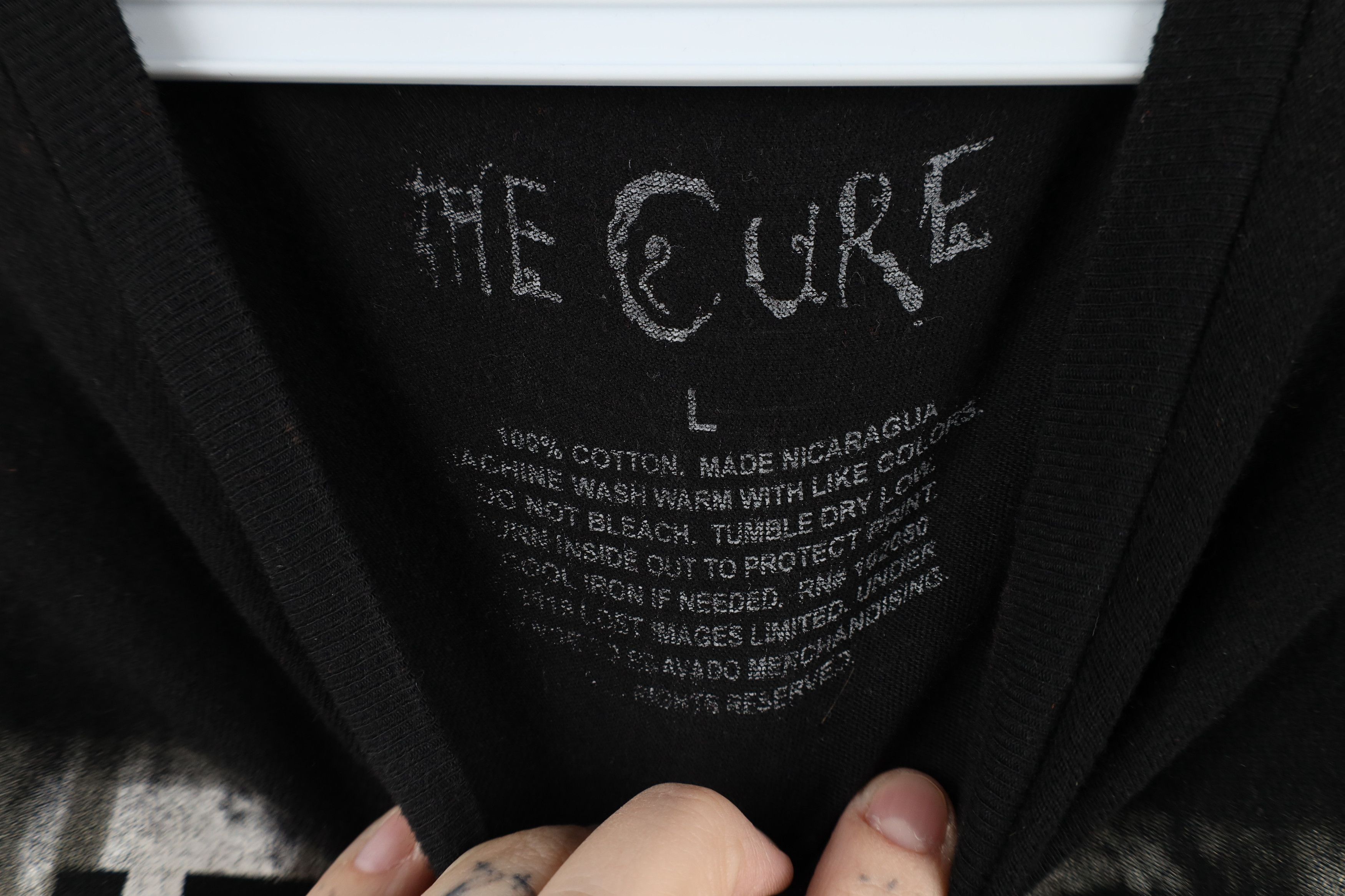 Vintage Retro Y2K Boys Don't Cry Tour The Cure Band T-Shirt Black Size US L / EU 52-54 / 3 - 5 Thumbnail