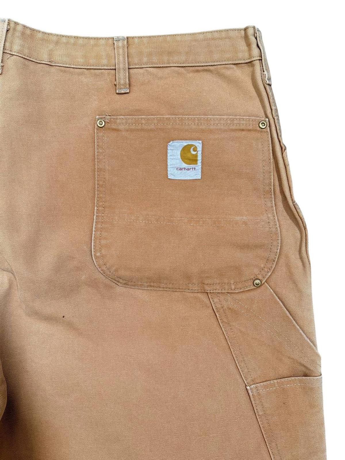 Carhartt Vintage Carhartt Duck Canvas Pants — Faded Brown/Tan 42x32 Size US 42 / EU 58 - 3 Thumbnail