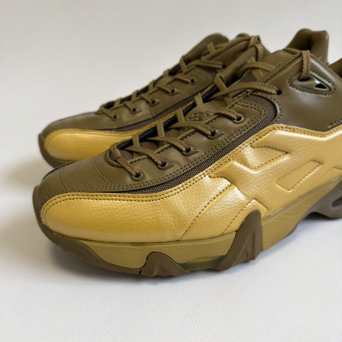 Asics × Kiko Kostadinov ‘Medallion Yellow’ Novalis Gel-Teremoa Sneakers Size US 11.5 / EU 44-45 - 3 Thumbnail