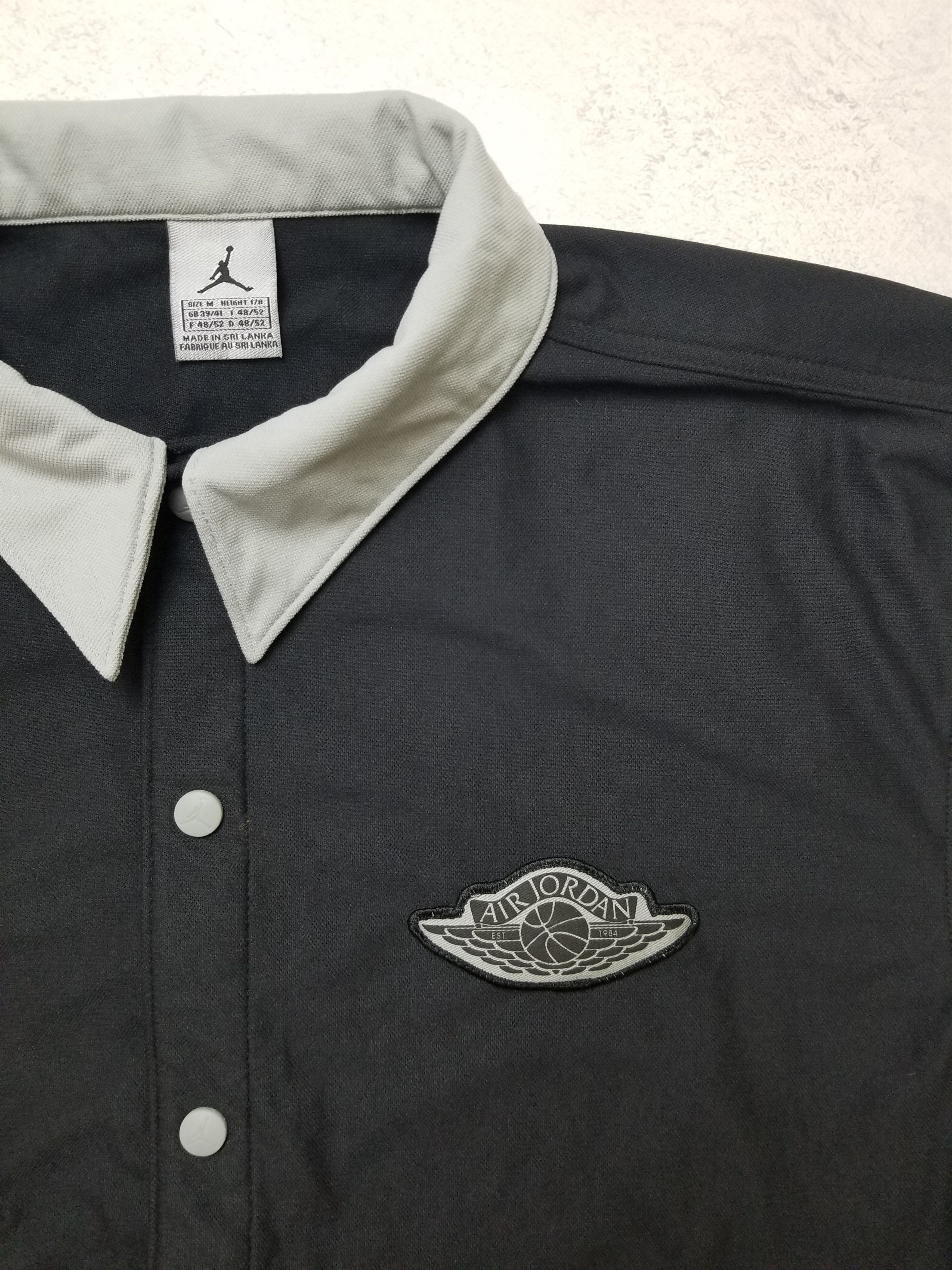 Jordan Brand Air Jordan Shadow Warm Up Jersey Button Up Shirt Size US M / EU 48-50 / 2 - 10 Thumbnail