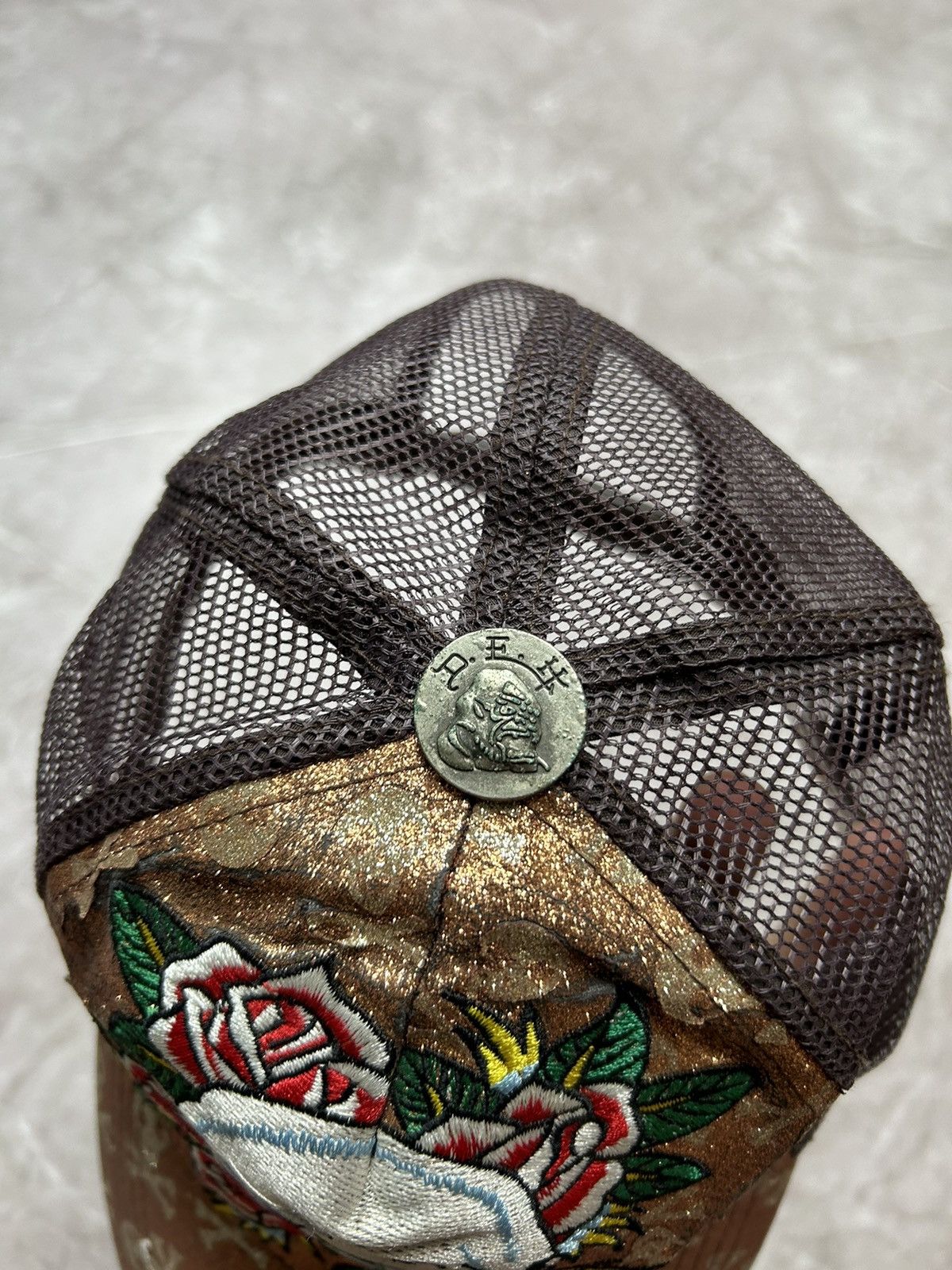 Ed Hardy × Japanese Brand × Vintage Ed Hardy vintage Japanese y2k cap Size ONE SIZE - 9 Thumbnail